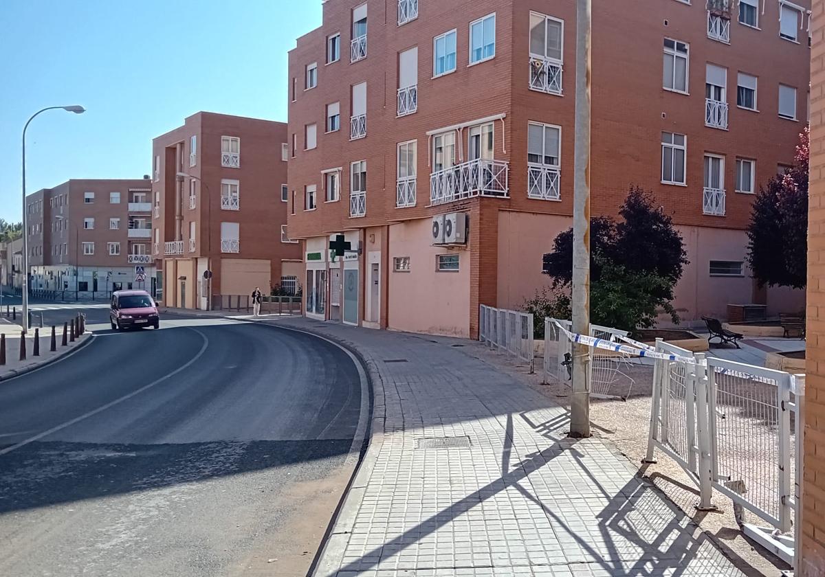 Lugar de la carretera de Villacastín donde se ha producido el accidente.