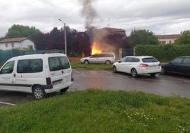 El coche se encontraba aparcado junto al parking del Conservatorio