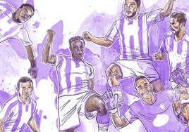 El once ideal del Real Valladolid