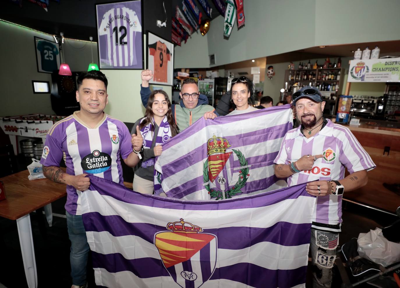 Marcelo Valdez, Ainhoa Gracia, Julián Gracia, Elena Villagarcía y Pepe Casado.