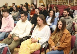 Alumnos que participaron en la Escuela de Doctorado de la UVA en Cuéllar.