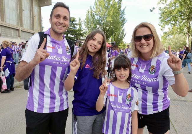 Javier Rodríguez, Valentina Rodríguez, Ángela Rodríguez y Nerea Fraile.