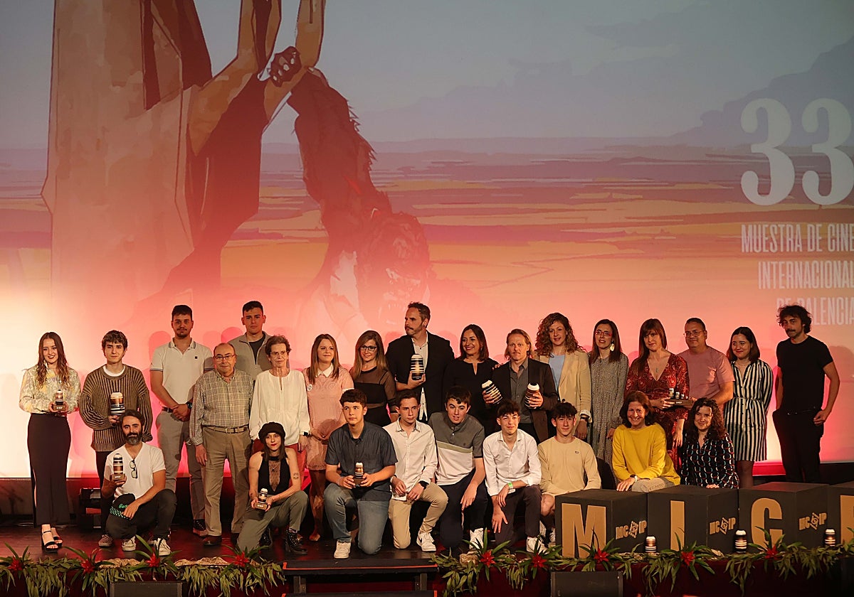 Entrega de premios de la 33 Muestra de Cine de Palencia