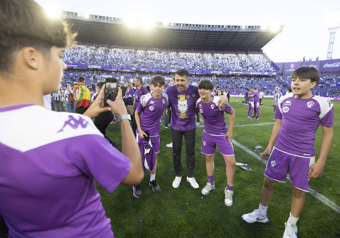 Fiesta sobre el césped de Zorrilla