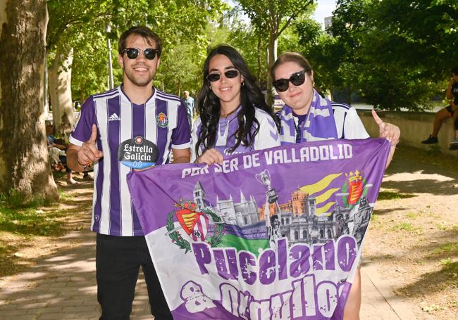 Diego Marcos, Lucía Santiago y Andrea.