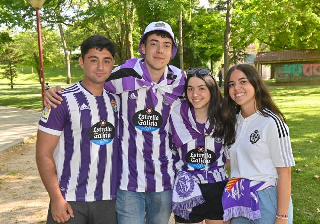 Daniel Martínez, Miguel, Carla y Susana.