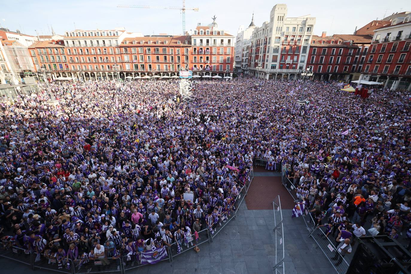 Las imágenes del Real Valladolid en el ayuntamiento