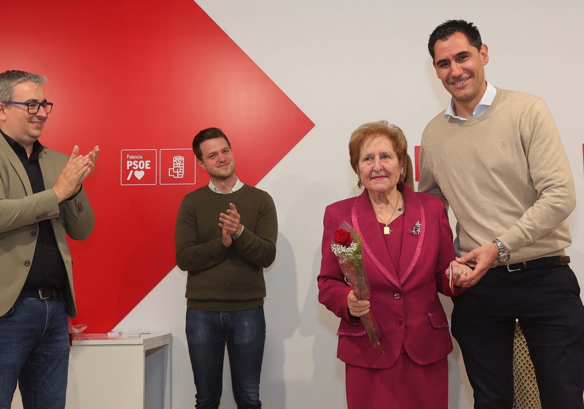 Homenaje del PSOE a sus militantes históricos