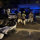 Sofocado el incendio en un contenedor en pleno centro de Valladolid