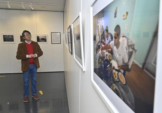 Varias de las fotos que forman parte de la exposición.