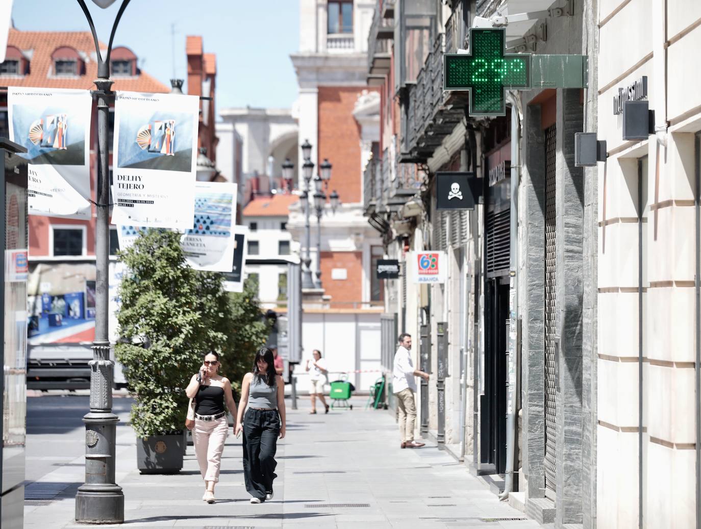 Buenas temperaturas y ambiente primaveral en Valladolid