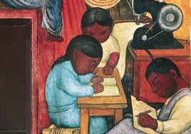 'Familia trabajando', de Diego Rivera.