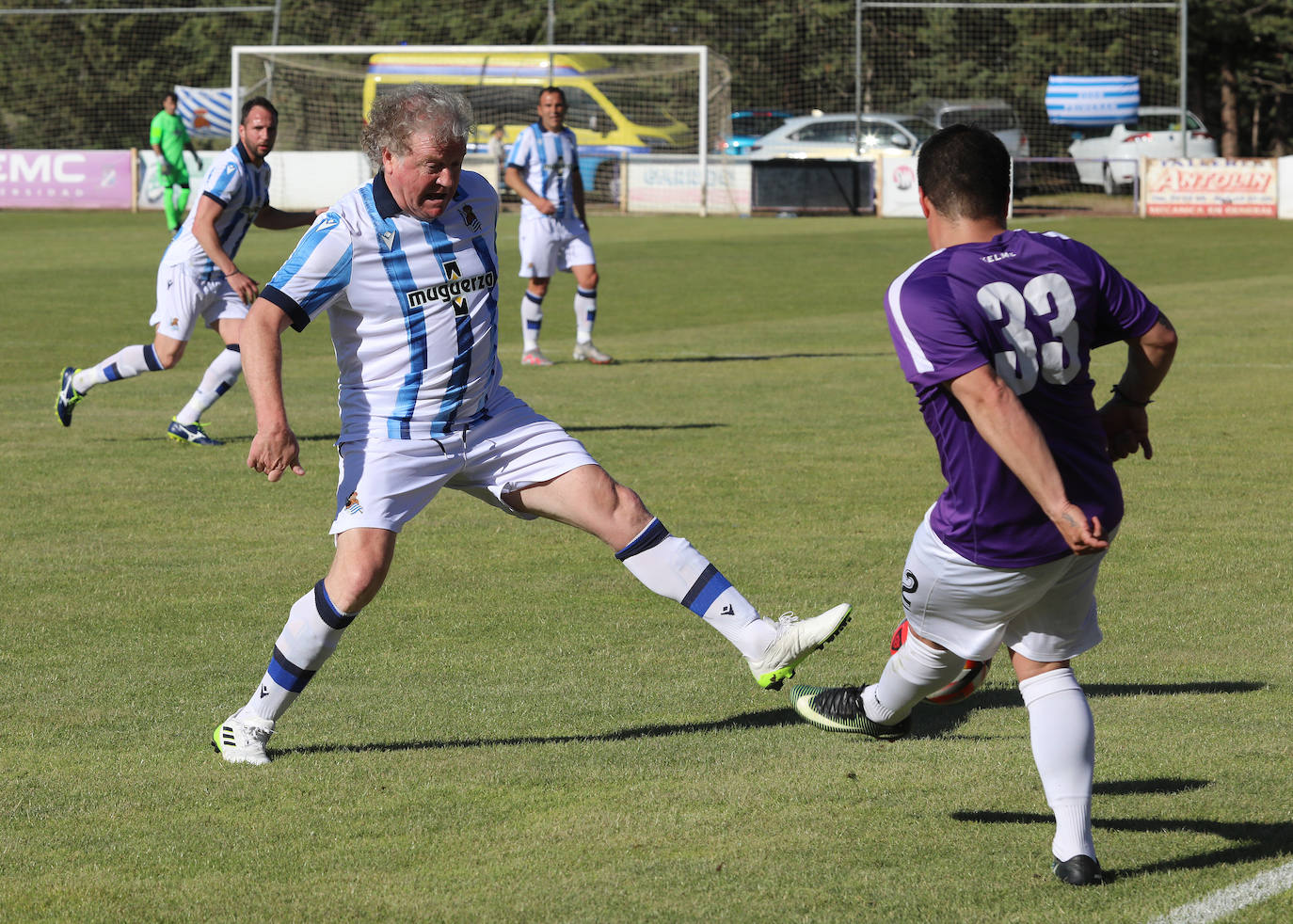 Leyendas de la Real Sociedad, CF Palencia y Becrrril, juntos en el Mariano Haro