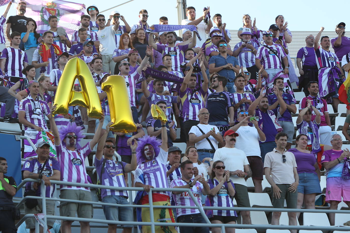 Las imágenes del último partido de la temporada del Real Valladolid