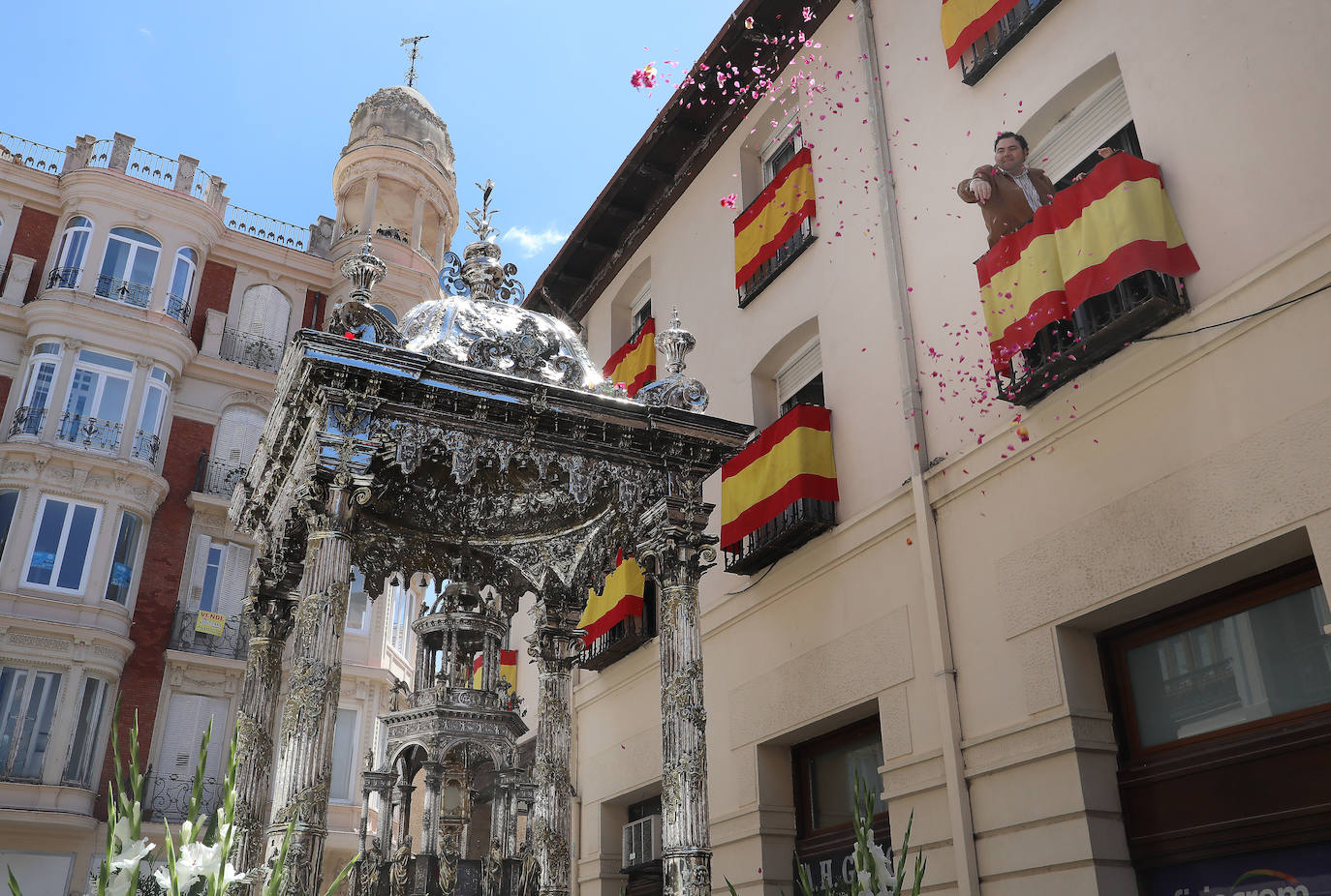 Procesión del Corpus Christi en Palencia