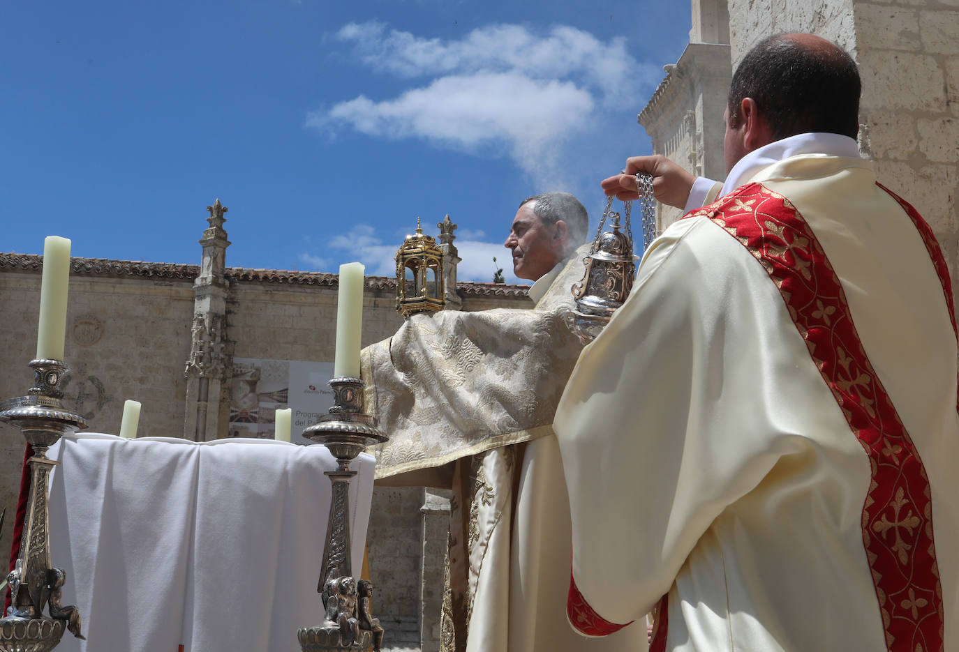 Procesión del Corpus Christi en Palencia