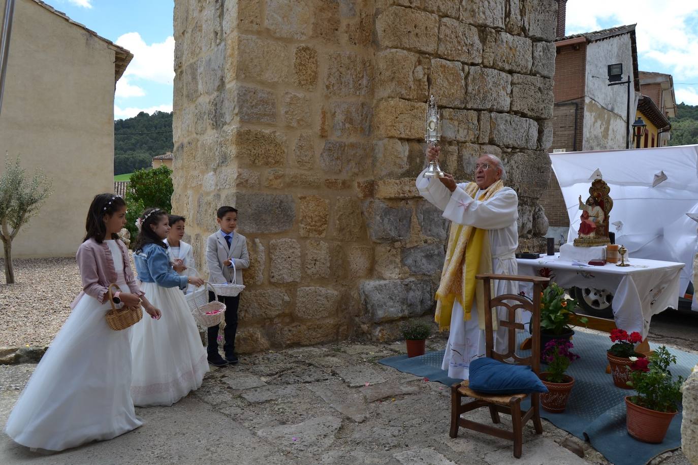 Día del Corpus en la provincia de Palencia