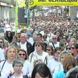 La lucha contra el cáncer también se libra andando