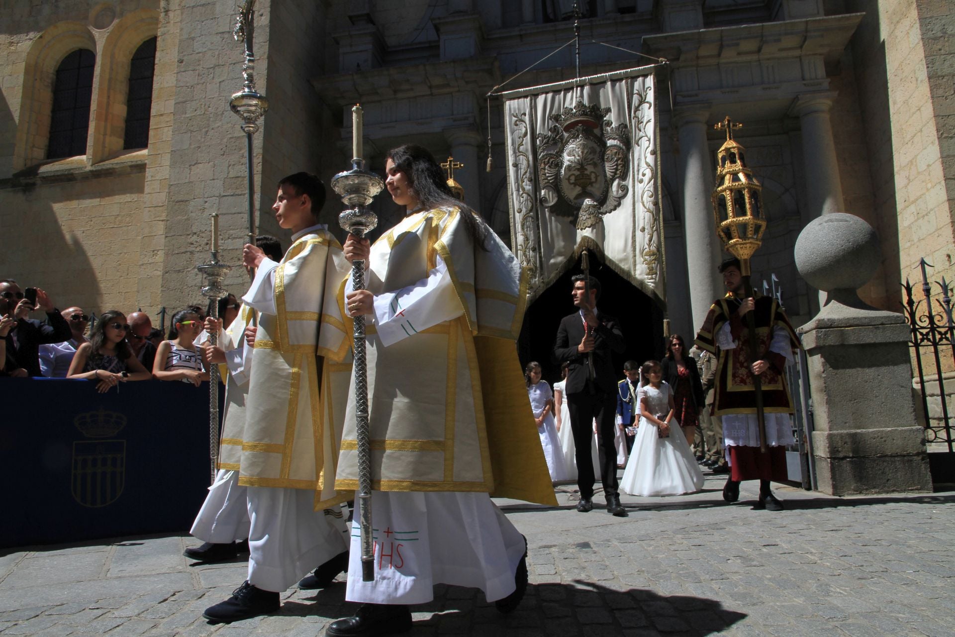 La procesión del Corpus Christi de Segovia, en imágenes