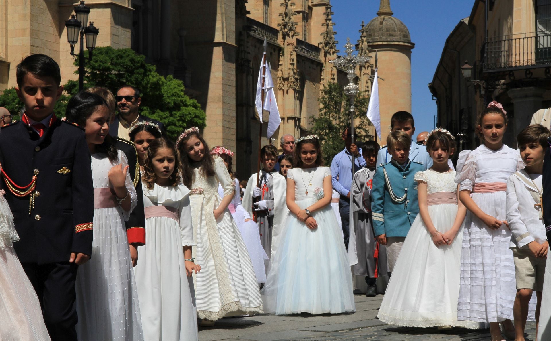 La procesión del Corpus Christi de Segovia, en imágenes