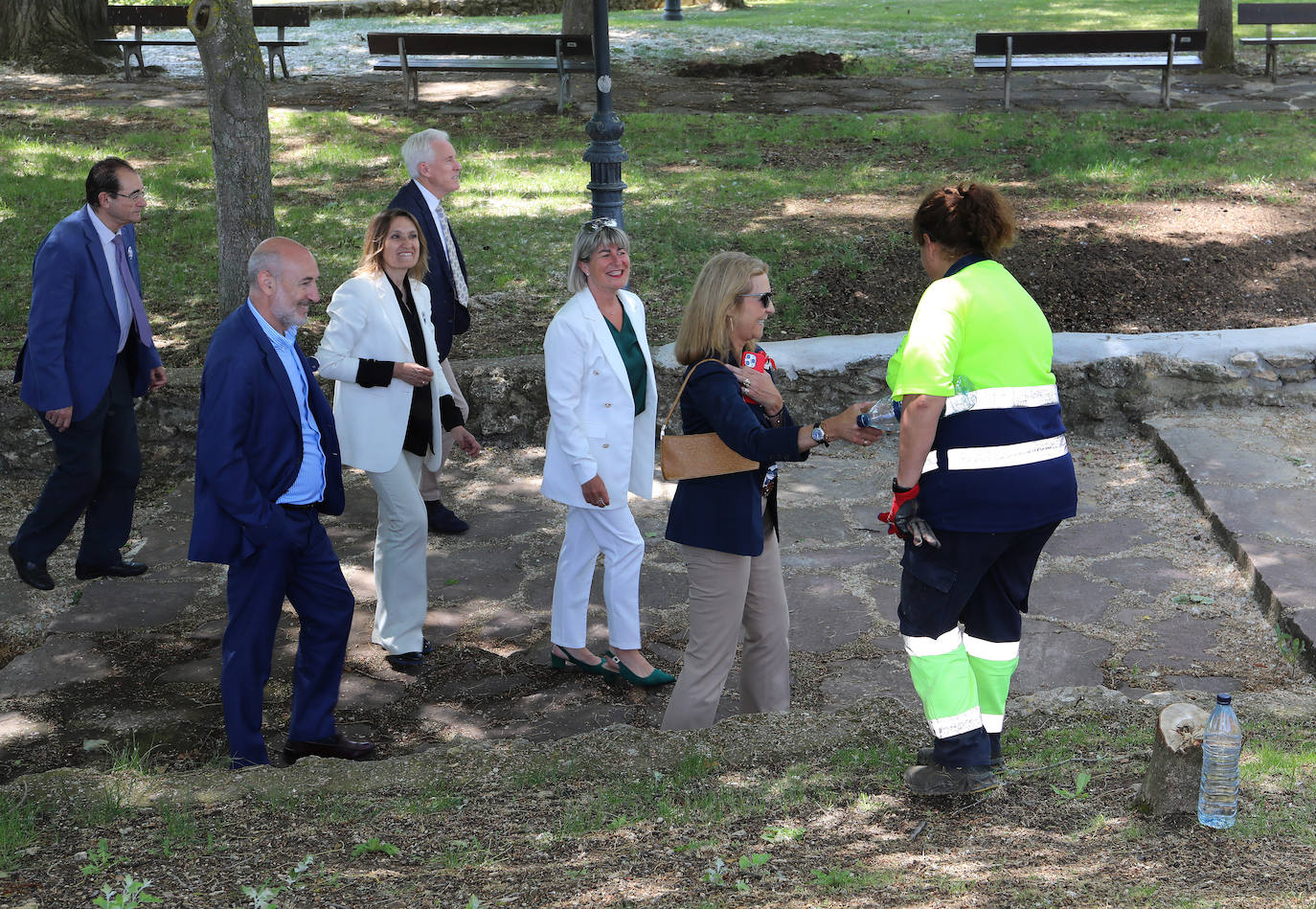 La Infanta Elena conoce una joya del patrimonio en Palencia