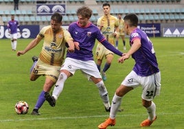 Derbi entre el Palencia CF y el Palencia Cristo el pasado 5 de mayo en La Balastera.