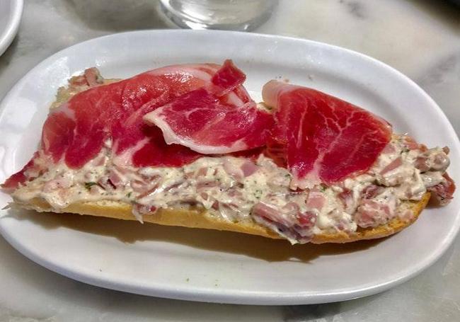 Miguelito, uno de los pinchos favoritos de Redry, del bar Sarmiento.