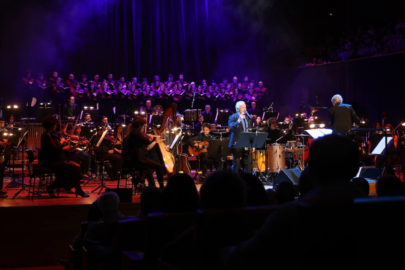 El concierto de Víctor Manuel en Valladolid, en imágenes