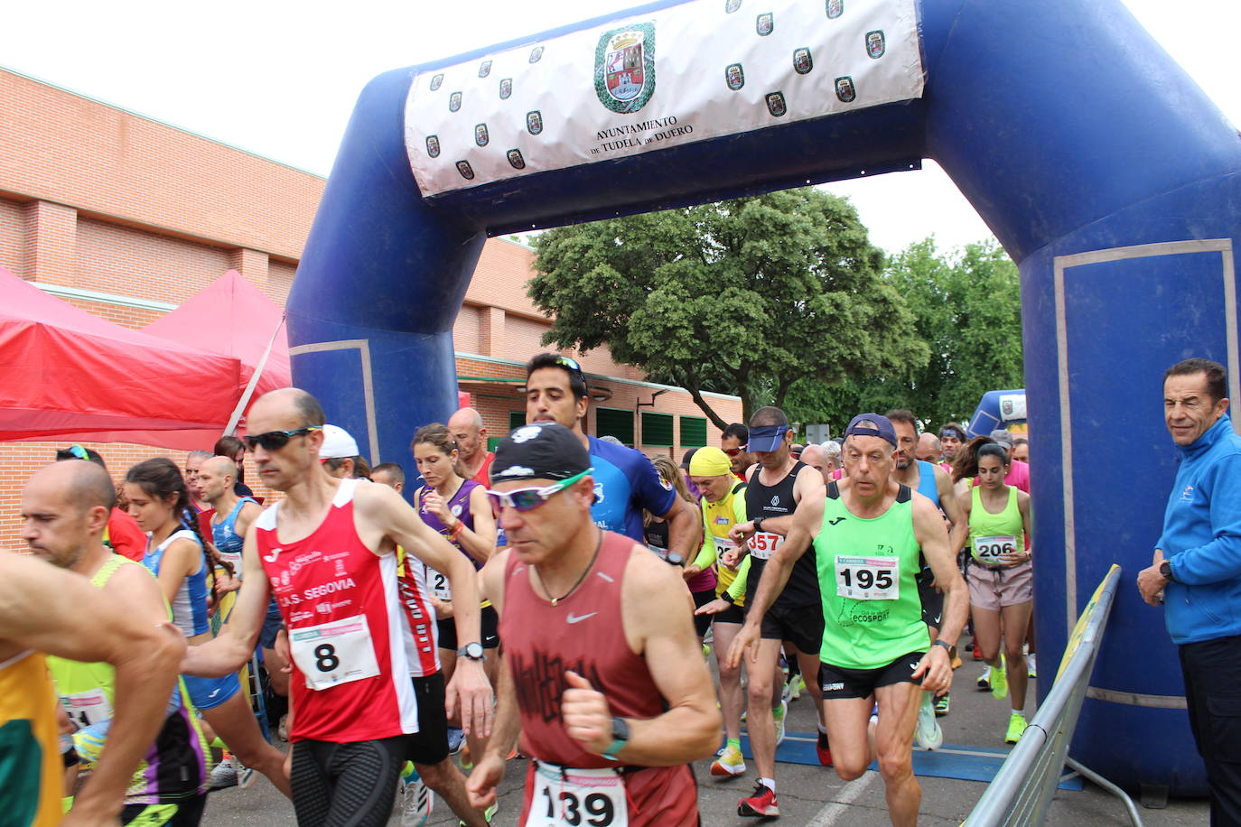 La X Carrera del Espárrago de Tudela, en imágenes