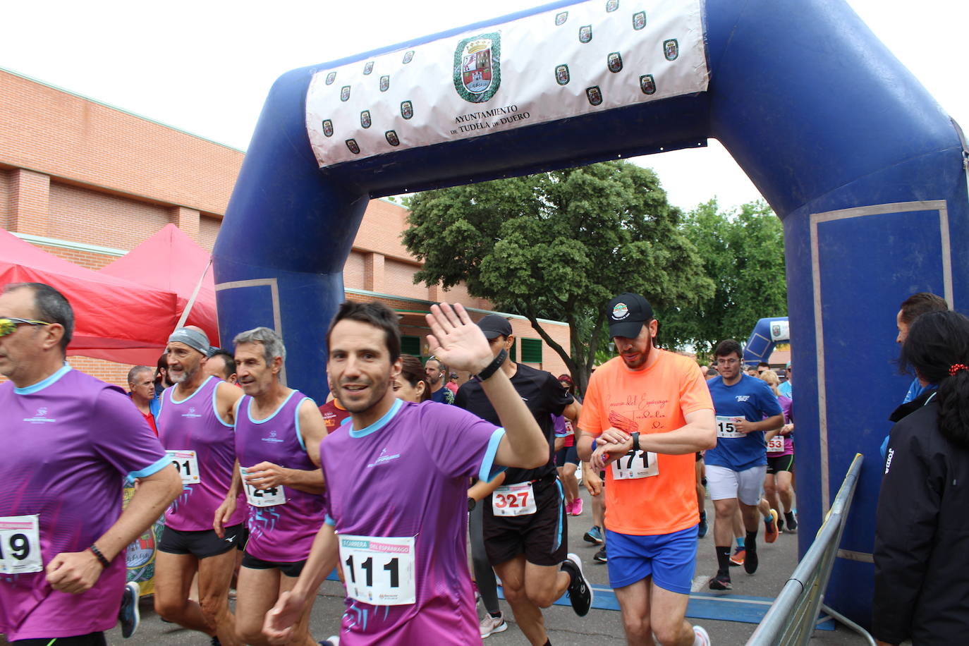La X Carrera del Espárrago de Tudela, en imágenes