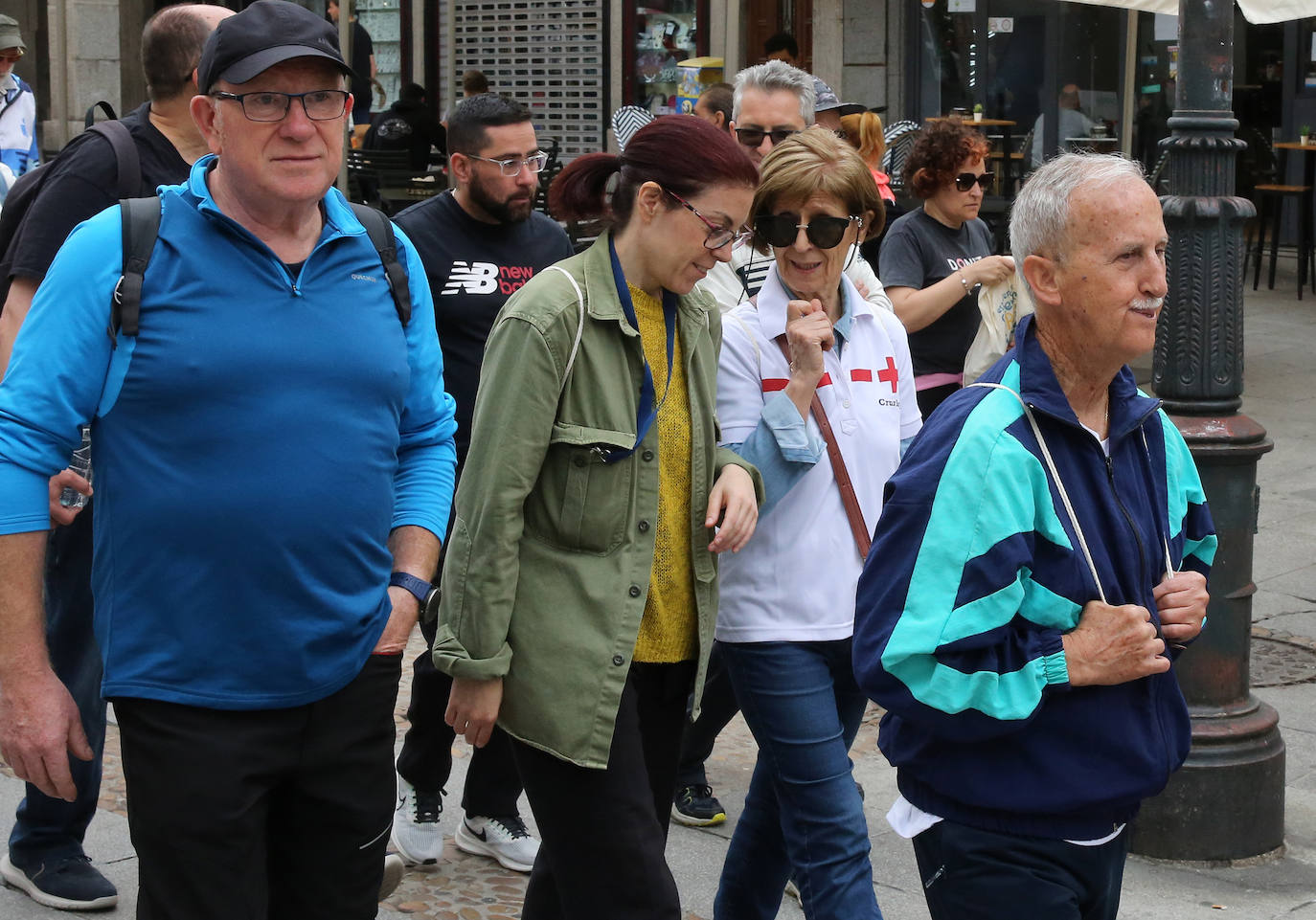 Fotografías de la marcha de Cruz Roja