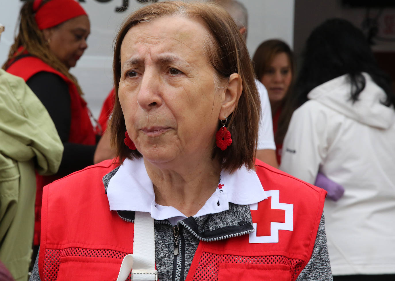 Fotografías de la marcha de Cruz Roja