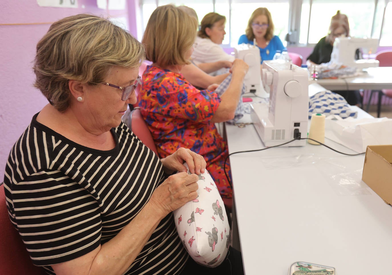 Cojines para las mujeres con cáncer de mama en Palencia