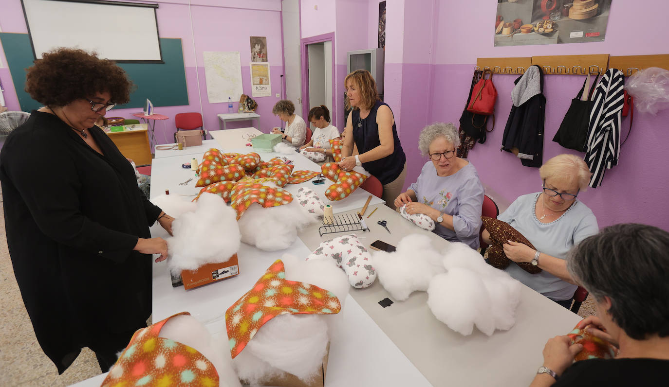 Cojines para las mujeres con cáncer de mama en Palencia