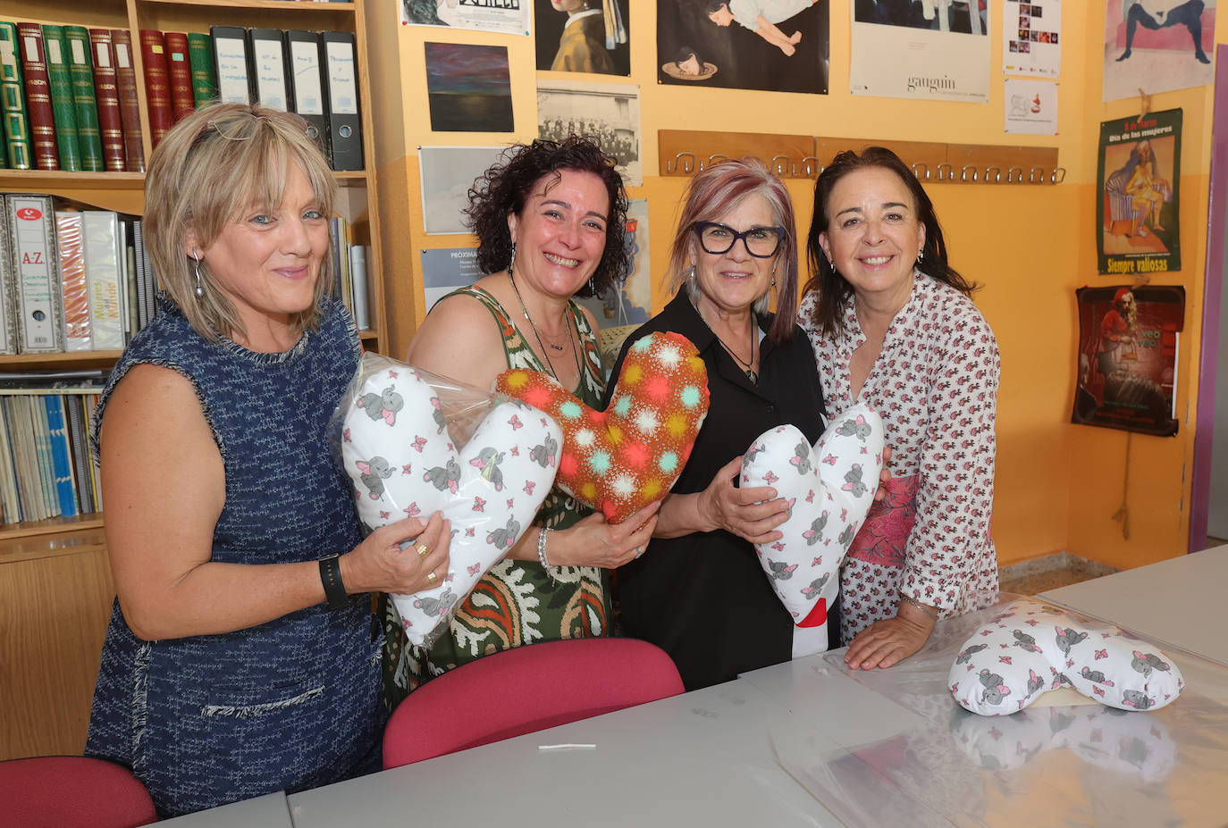 Cojines para las mujeres con cáncer de mama en Palencia