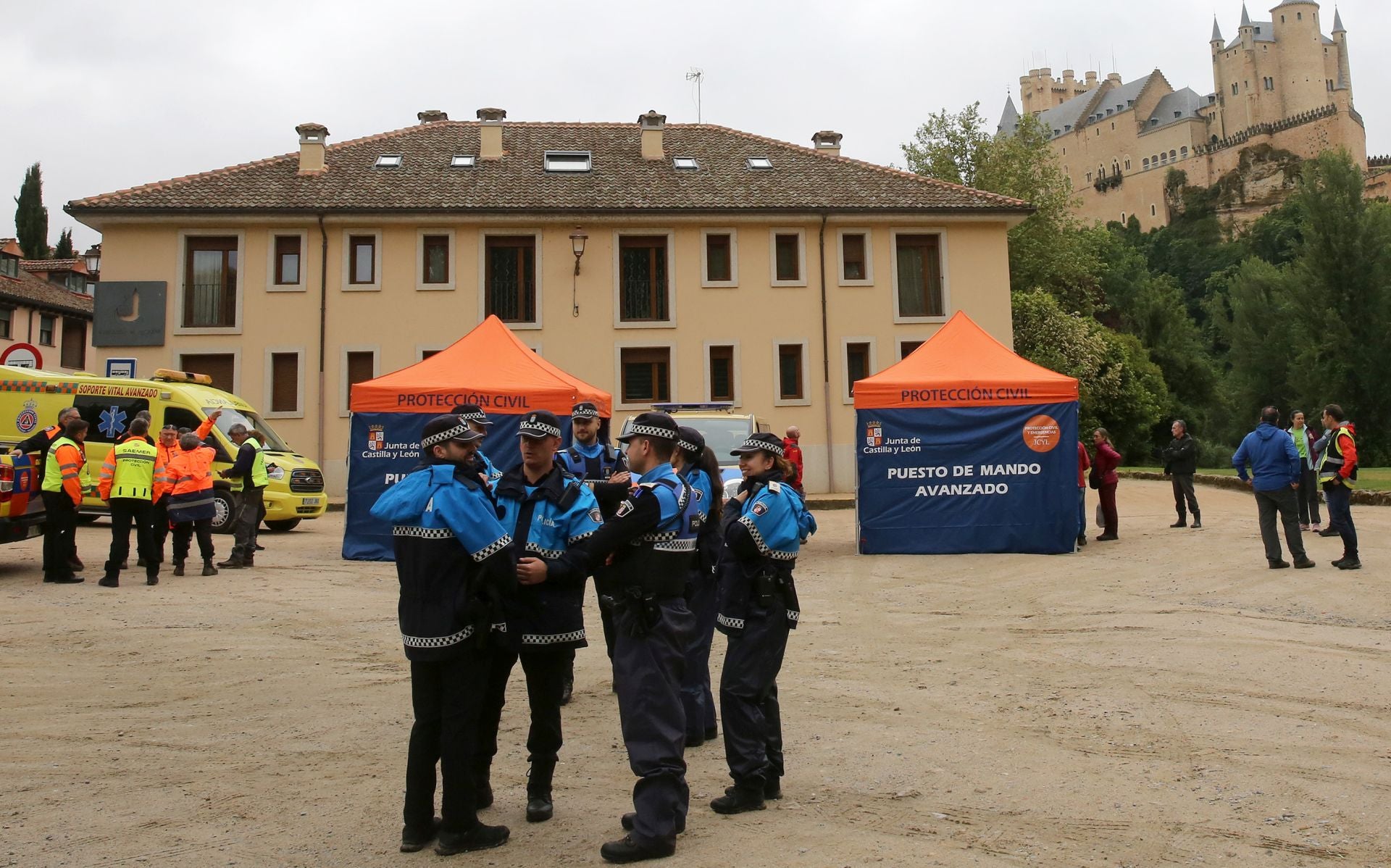 Dispositivo de búsqueda de un anciano en Segovia