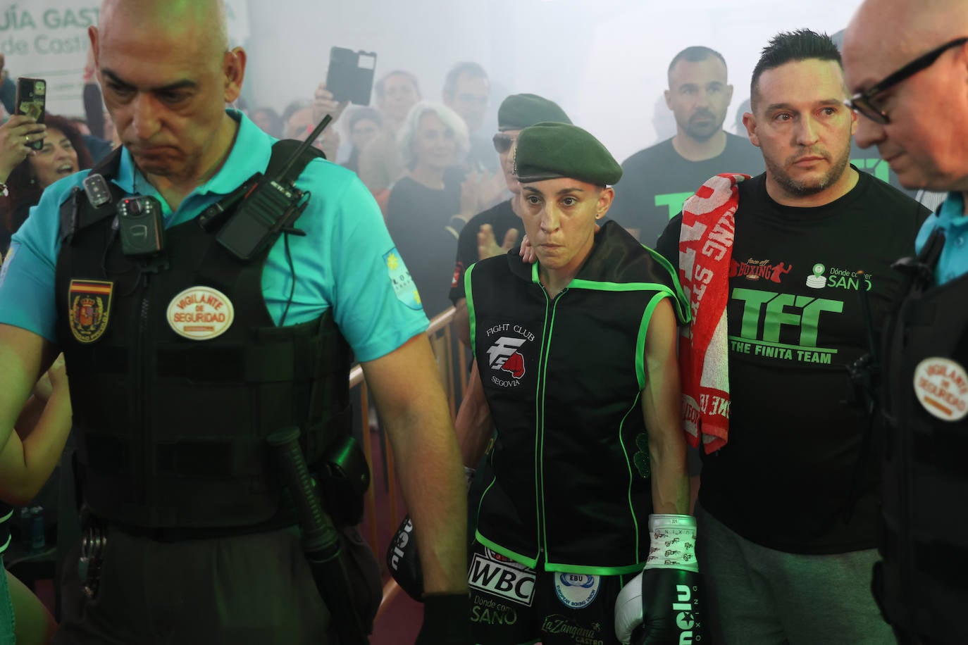 El combate de Isa Rivero, en imágenes