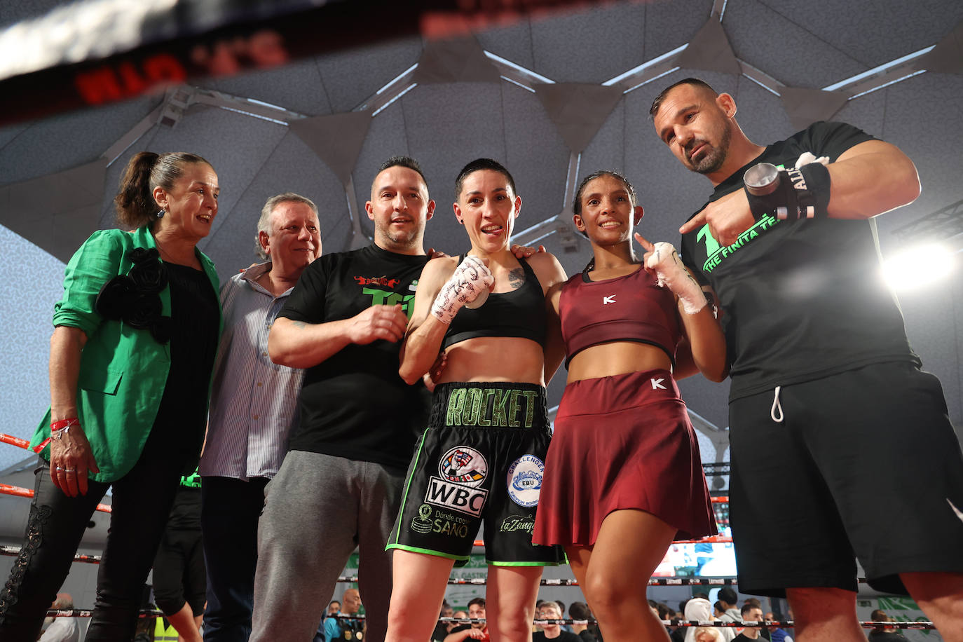 El combate de Isa Rivero, en imágenes