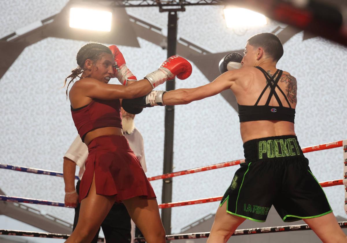 El combate de Isa Rivero, en imágenes