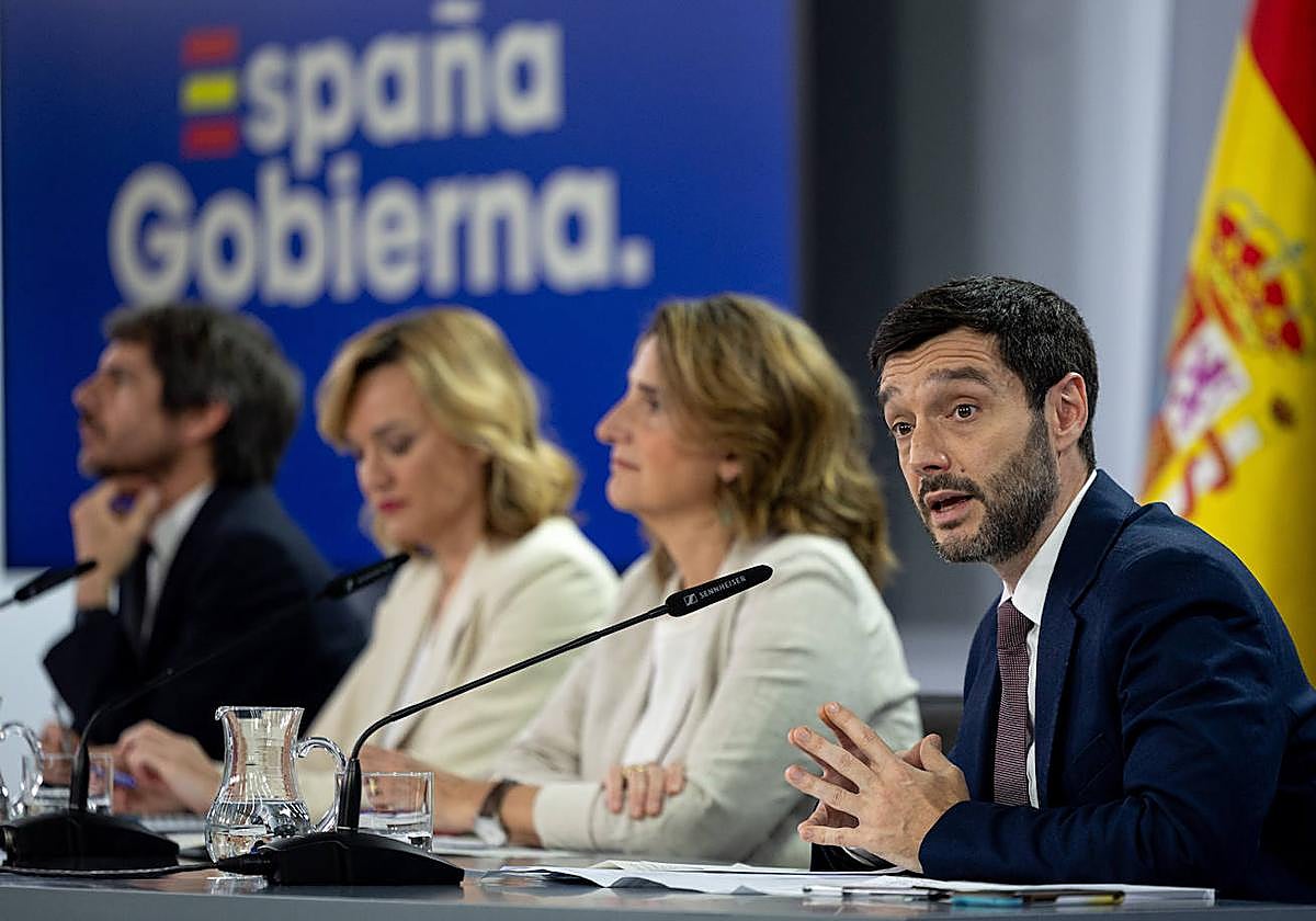 Rueda de prensa posterior al último Consejo de Ministros.