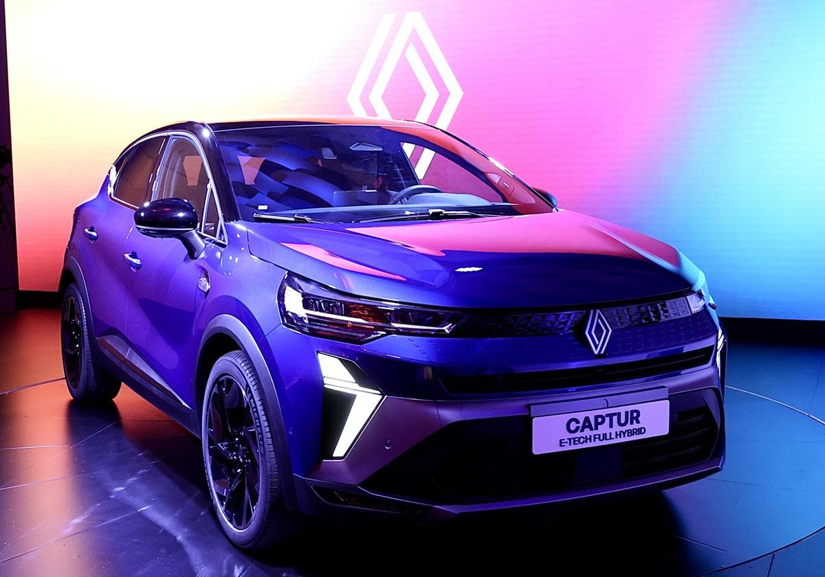 El nuevo captur, durante la presentación internacional del modelo, celebrada en Madrid.