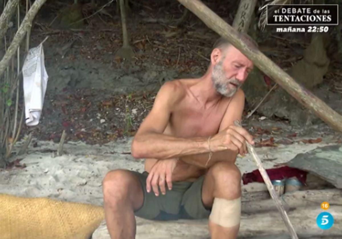 Pedro García Aguado en 'Supervivientes'.