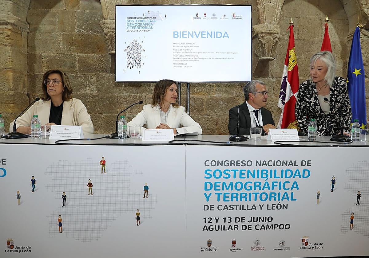 Congreso de Sostenibilidad Demográfica y Territorial de Castilla y León, este martes en Aguilar de Campoo.