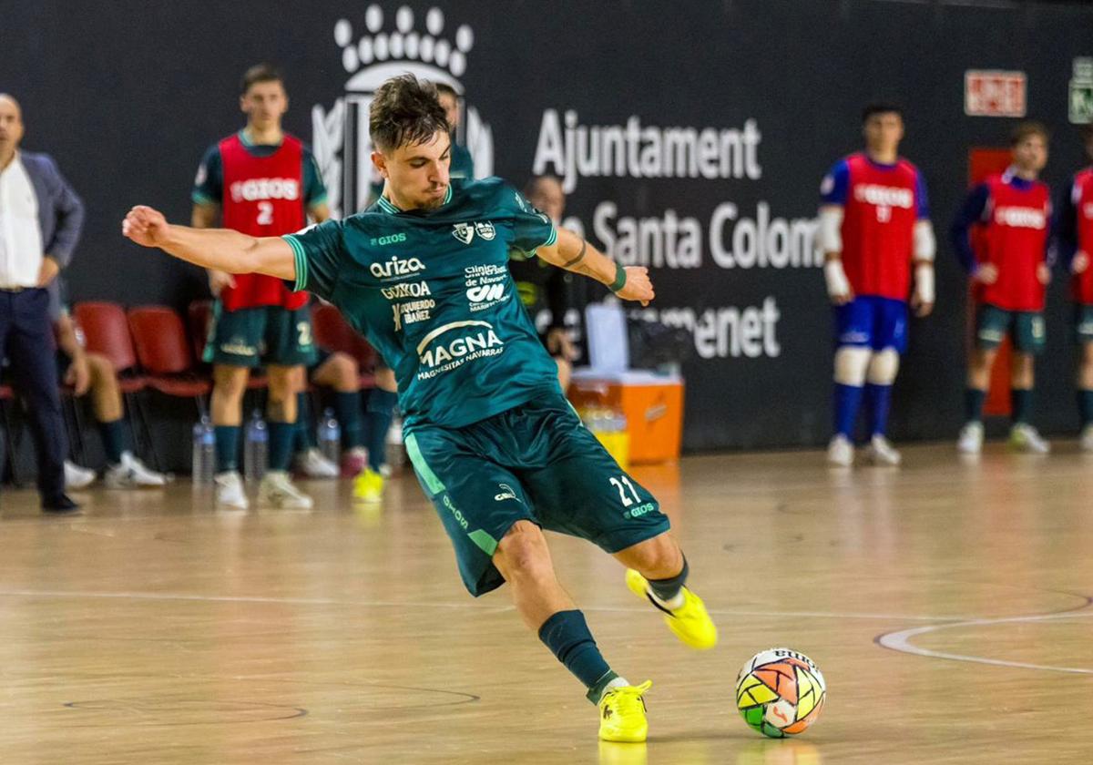 Eloy de Pablos durante un partido esta temporada con Osasuna Magna Xota.