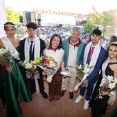 La subcampeona mundial de patinaje artístico pregona en Arroyo