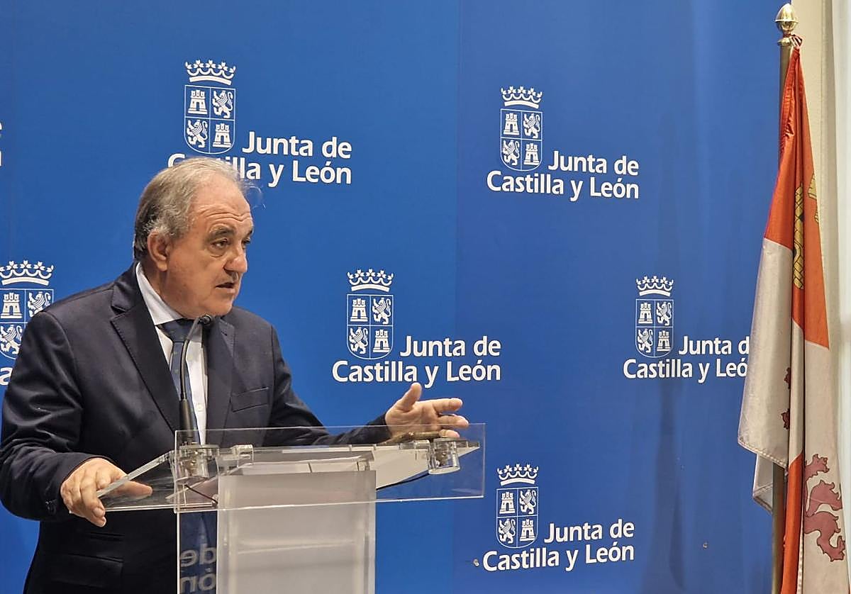 El delegado territorial de la Junta en Palencia, José Antonio Rubio, este jueves.