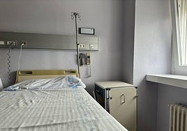 Habitación del hospital de Palencia.