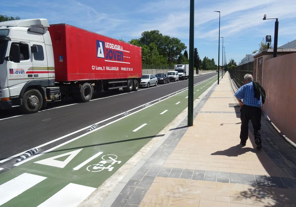 El tramo remodelado de Arca Real, entre la avenida de Zamora y Bronce, abierto este jueves.