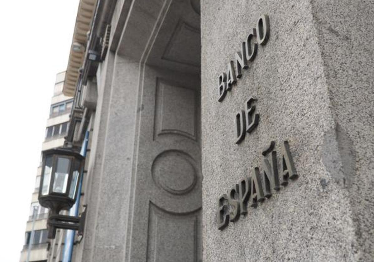 Exterior del Banco de España de Valladolid.