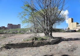 Terrenos junto al Hospital Río Carrión donde se ubicará el búnker de radioterapia.